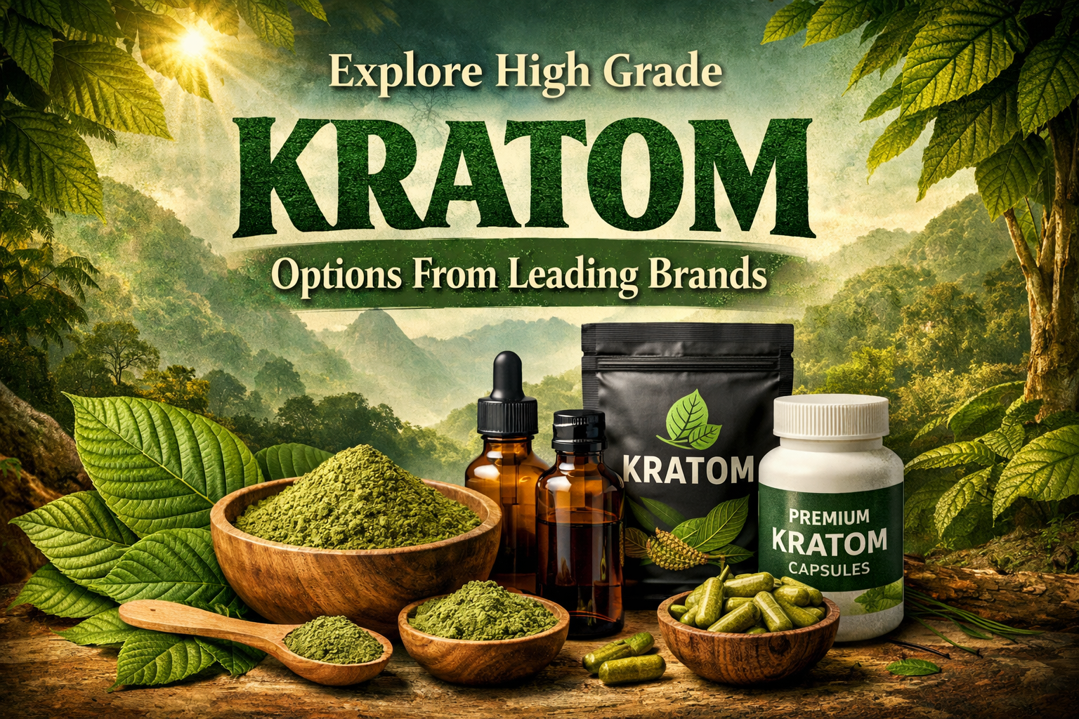 Explore High Grade Kratom Options From Leading Brands
