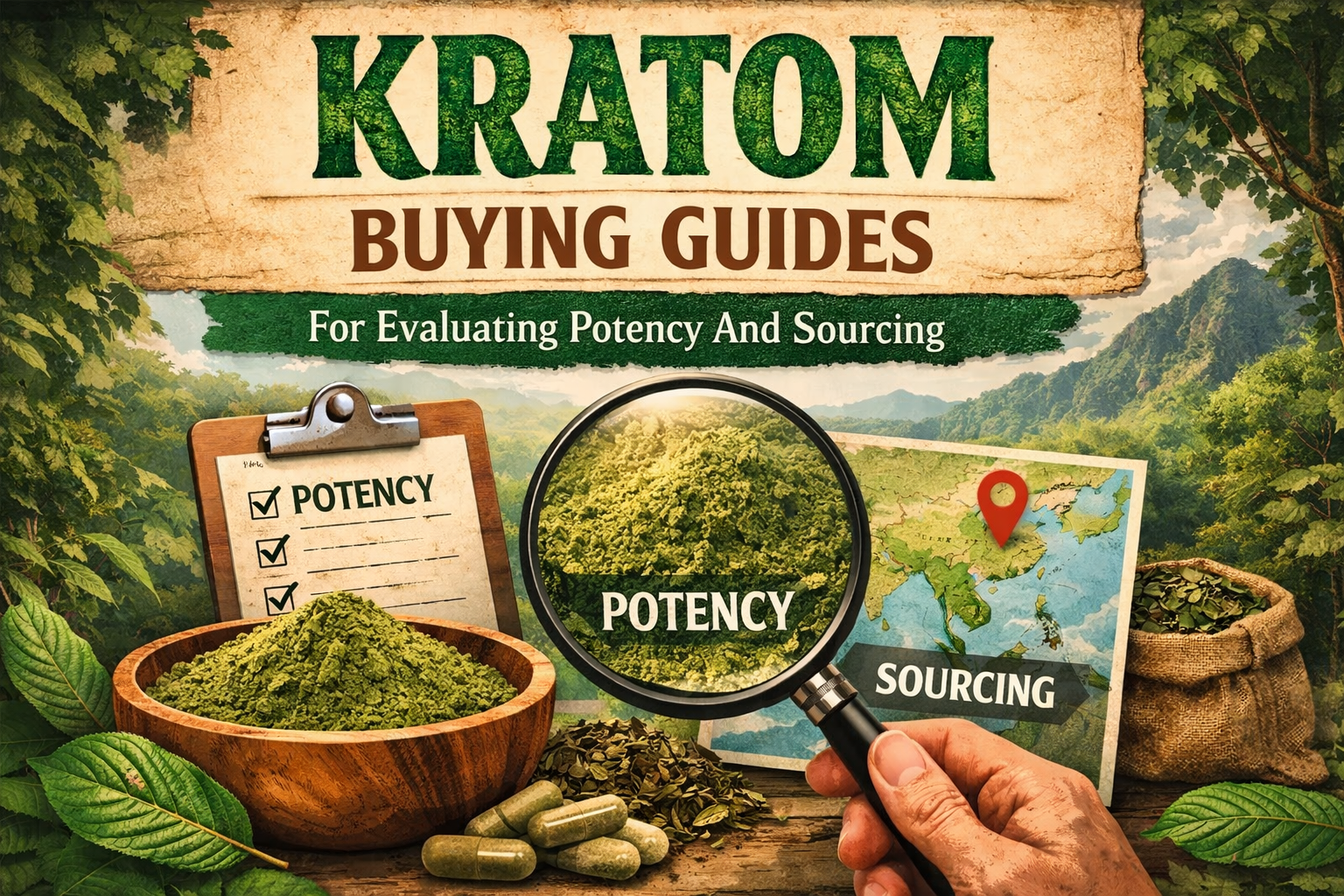 Kratom Buying Guides For Evaluating Potency And Sourcing