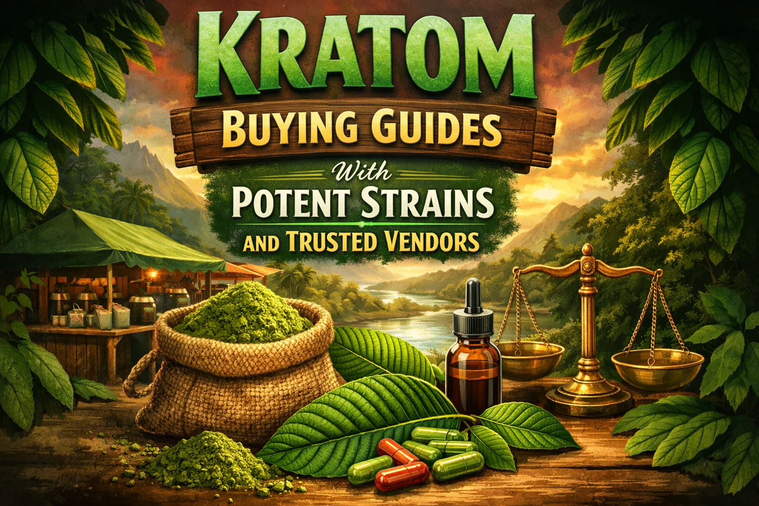 Kratom Buying Guides With Potent Strains And Qualified Vendors
